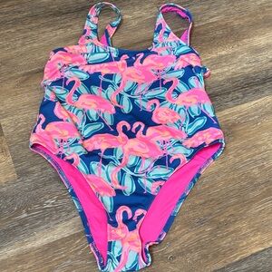 Chubbies Women's One Piece Swimsuit - Pink Flamingos medium